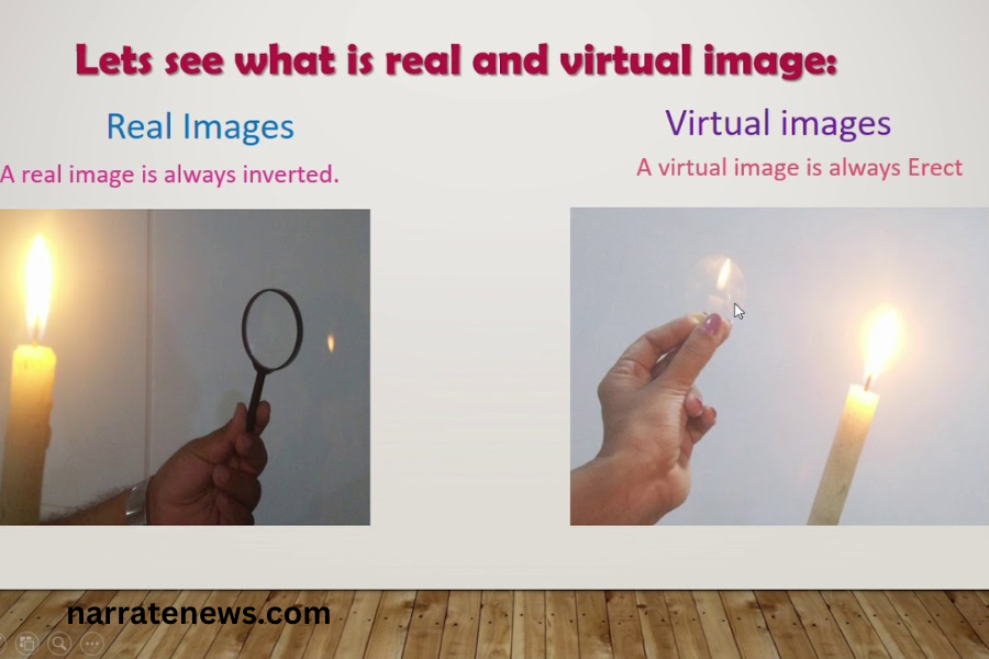 Exploring the Differences Between Virtual and Real Images