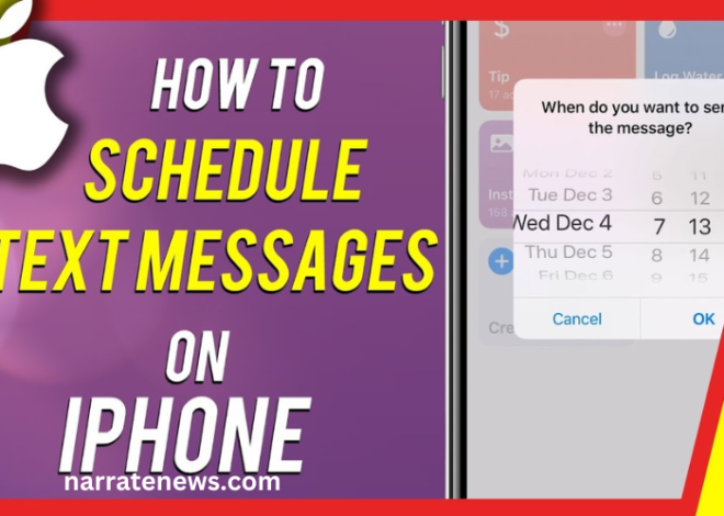 How to schedule a text message on iphone